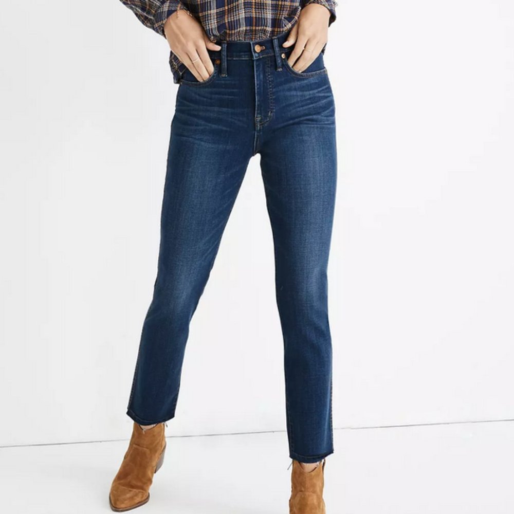 Madewell Stovepipe Jeans Fairdale Wash High-Rise